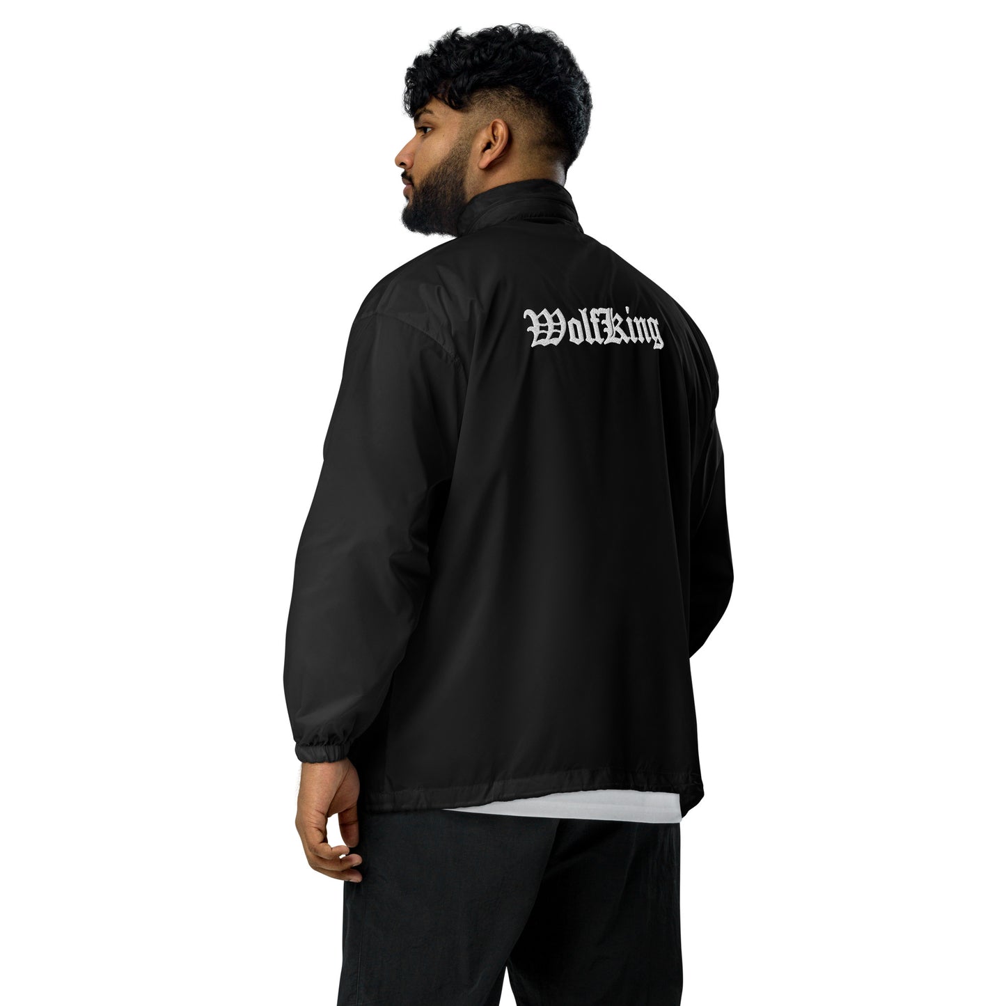 WOLFKING Embroidered windbreaker