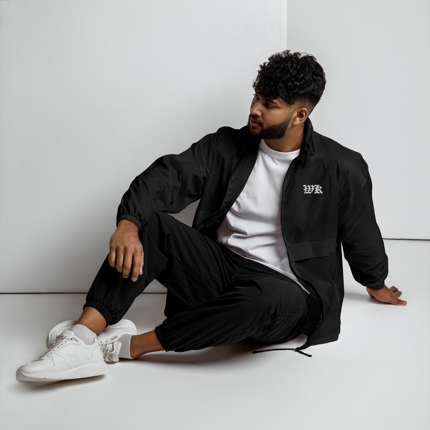 WOLFKING Embroidered windbreaker