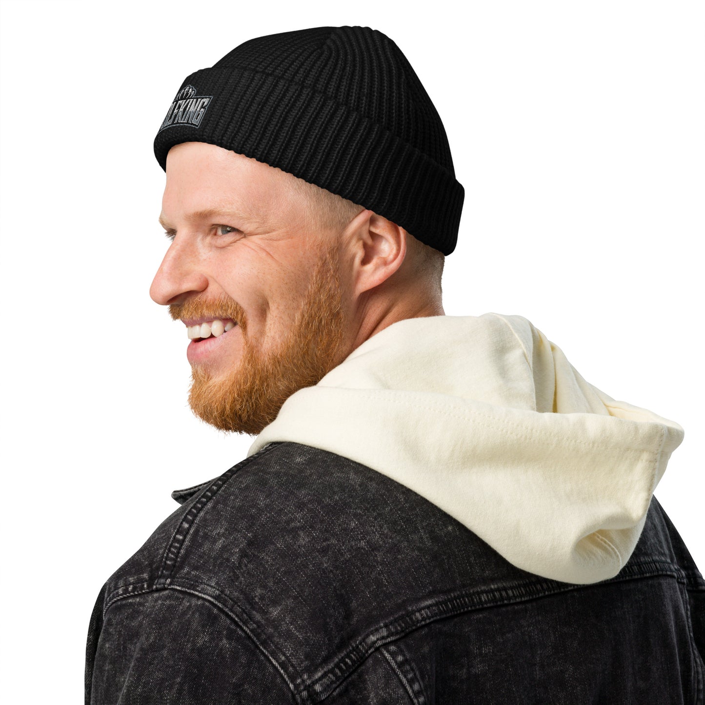 WOLFKING Ribbed Knit Beanie