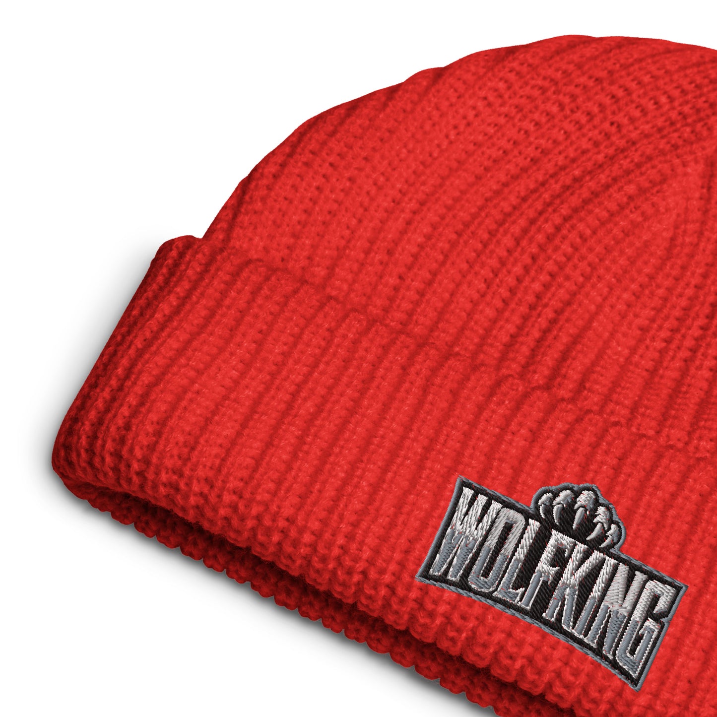 WOLFKING Ribbed Knit Beanie