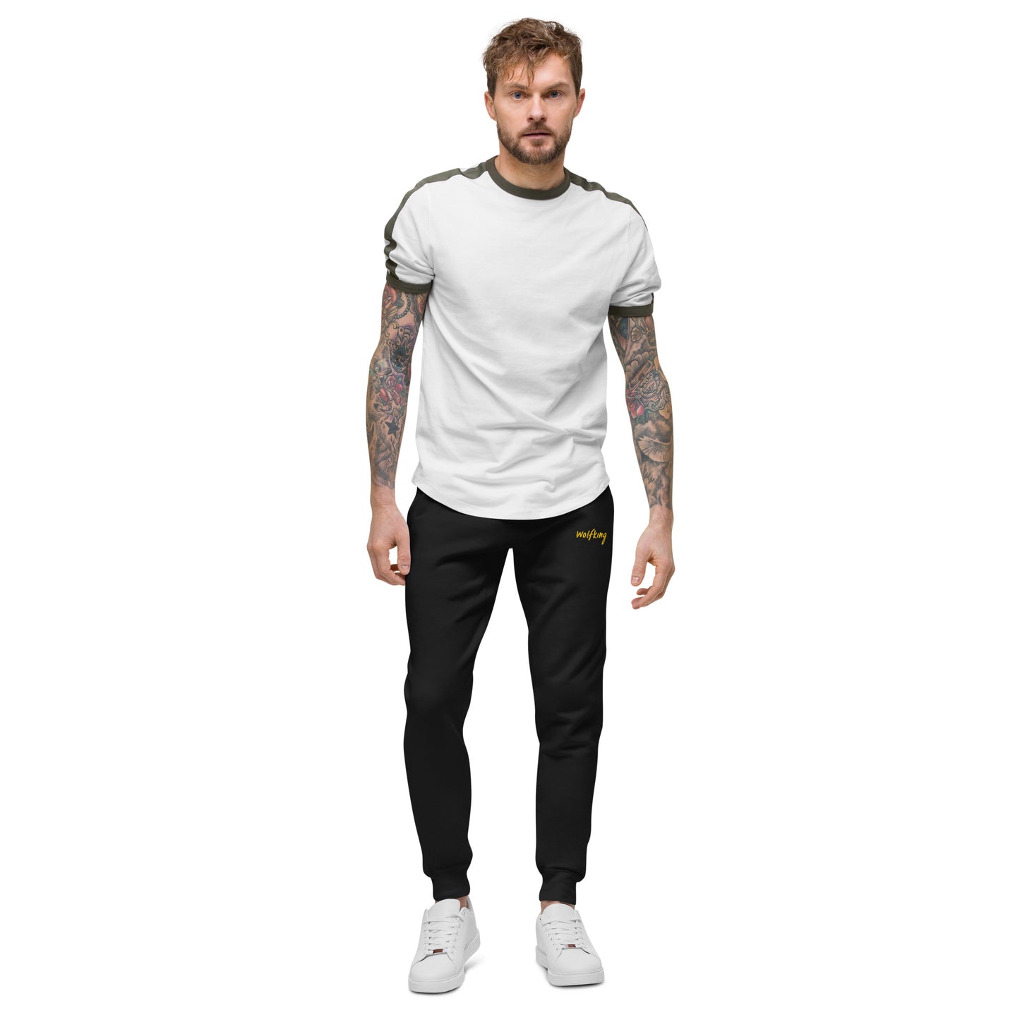 09 Embroidered Standard Sweatpants  100%Cotton