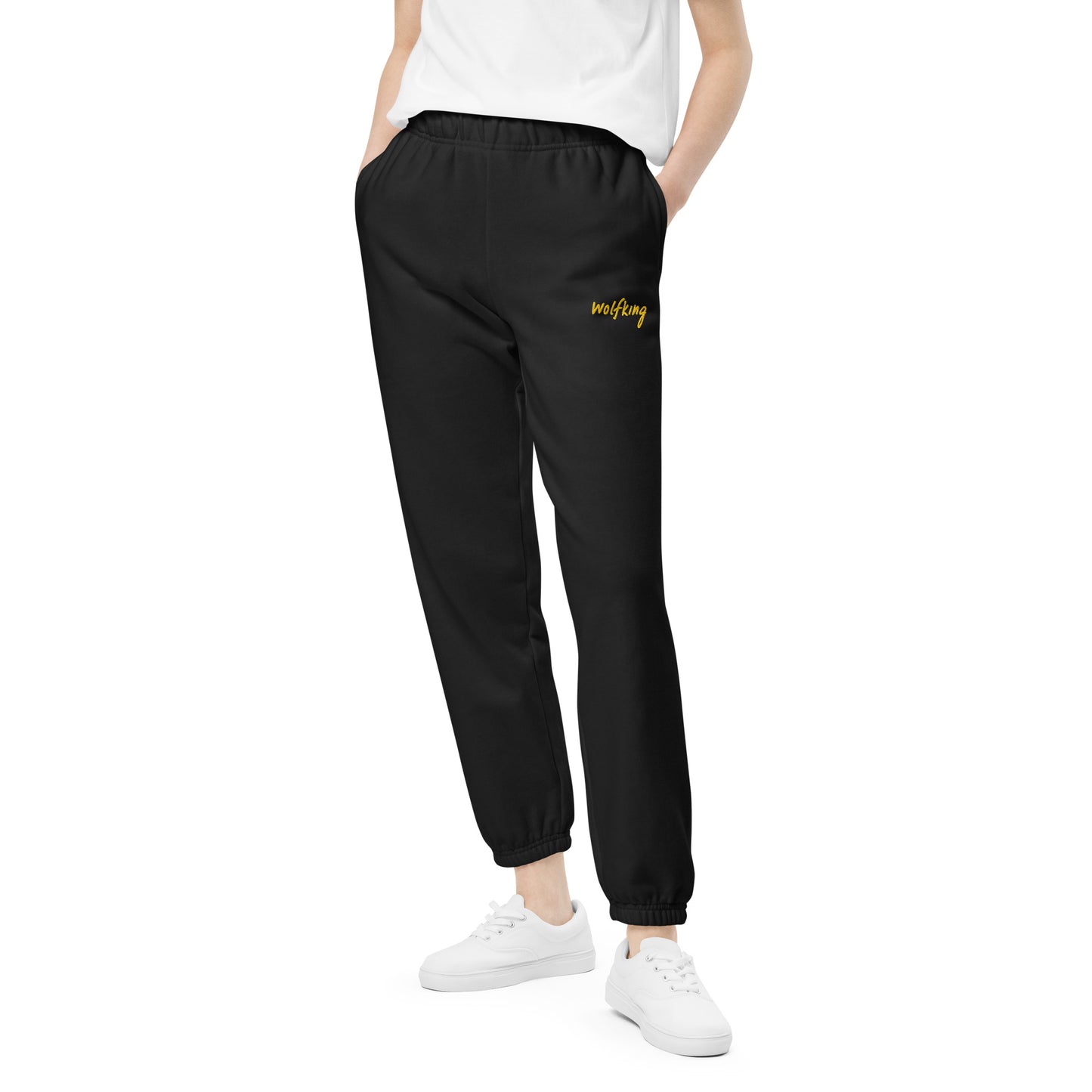 Embroidered Standard Sweatpants 100%Cotton